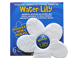 Image Boite de 6 absorbants residus gras WATER LILY pour piscine