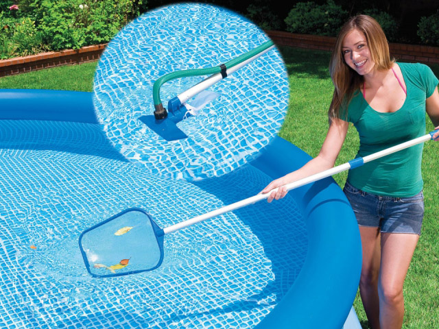 Kit d'entretien avec aspirateur Intex VENTURI piscine hors-sol