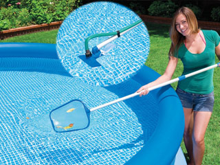 Kit d'entretien avec aspirateur Intex VENTURI piscine hors-sol