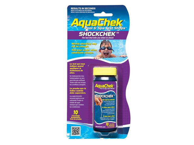 Testeur piscine Aquachek chlore choc