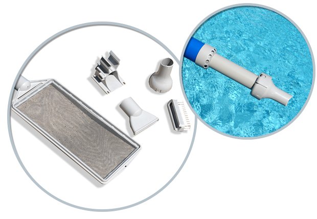 Kit aspirateur hydraulique manuel piscine et spa MANO VAC a pompe - Avantage de l'aspirateur manuel à pompe MANO VAC